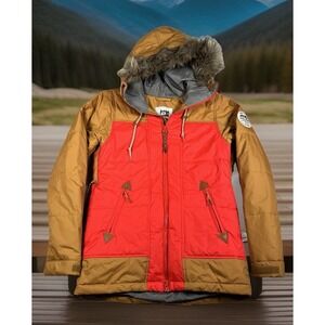 Holden Outerwear Ski/Snowboarding Jacket Men XS Waterproof Fur Trim Hood NWOT